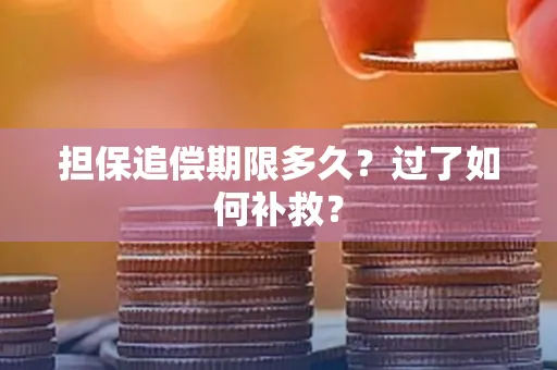 温州担保追偿期限多久?过了如何补救?